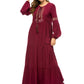 Robe simple brodée