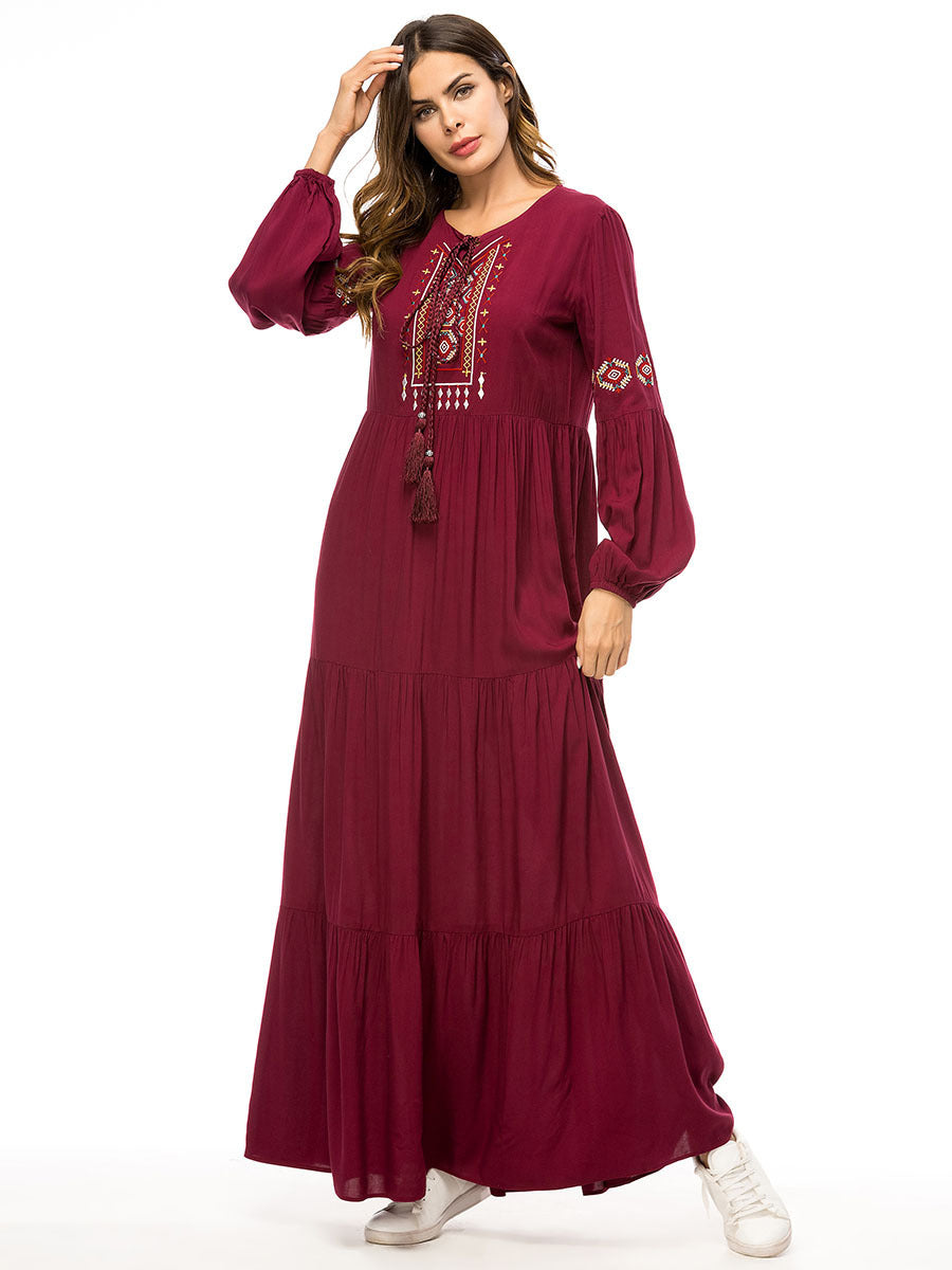 Robe simple brodée