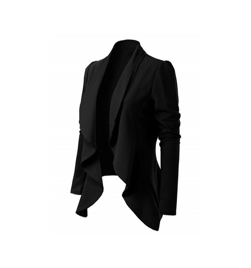 Women's Knitted Long-sleeved Slim Suit Jacket
