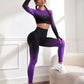 Women's Fashion Unique Gradient Yoga Suit