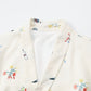 Puff Sleeve Dress, Waist Waist, Thin And Small Printed Bellflower Skirt