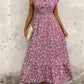 Fashionable Women's Dress With Random Printing