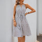 Women's Clothing Suspender Stripes Dress