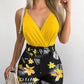 New Women's V-neck Strap Suit