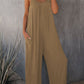 Women's Loose Sleeveless Jumpsuits Romper Jumpsuit With Pockets Long Pant Summer