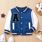 Veste d'automne pour enfants, uniforme de baseball