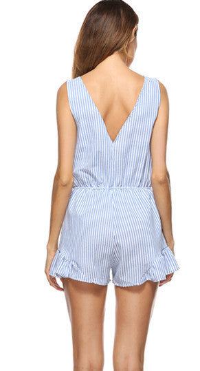 Multicolor striped jumpsuit