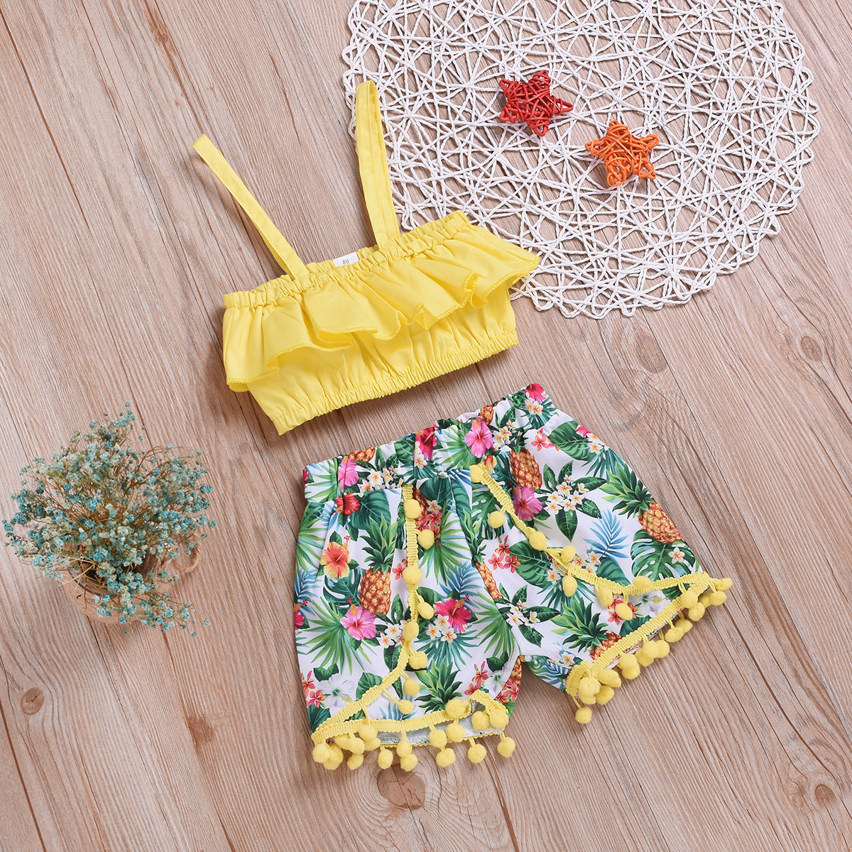 Ensemble robe à bretelles pour enfant