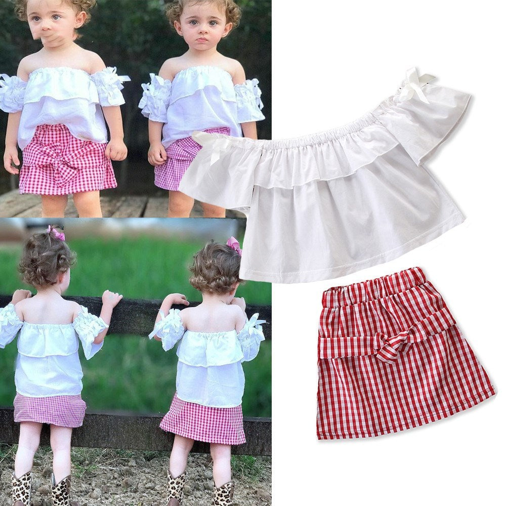 Jolie jupe asymétrique pour fille