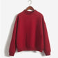 Korean solid color plus velvet sweater ladies