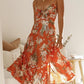 Small Floral Print Sling Dress