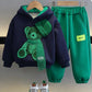 Ensembles pour garçons et filles, vêtements pour enfants à la mode, pull de sport pour le printemps et l'automne