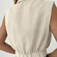 Women's Fashion V-neck Cotton Linen Vest Top