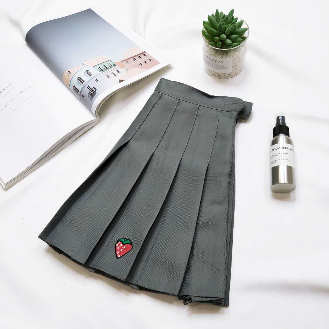 High waist A-line skirt