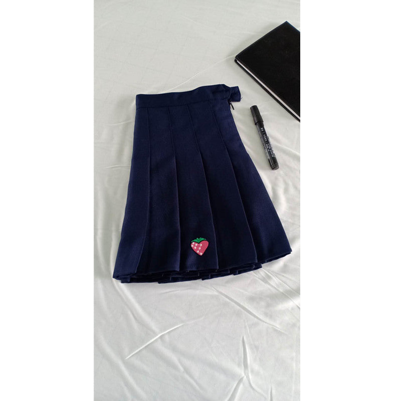High waist A-line skirt