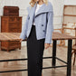 Women's Fashion Slim Short Thick Woolen Coat
