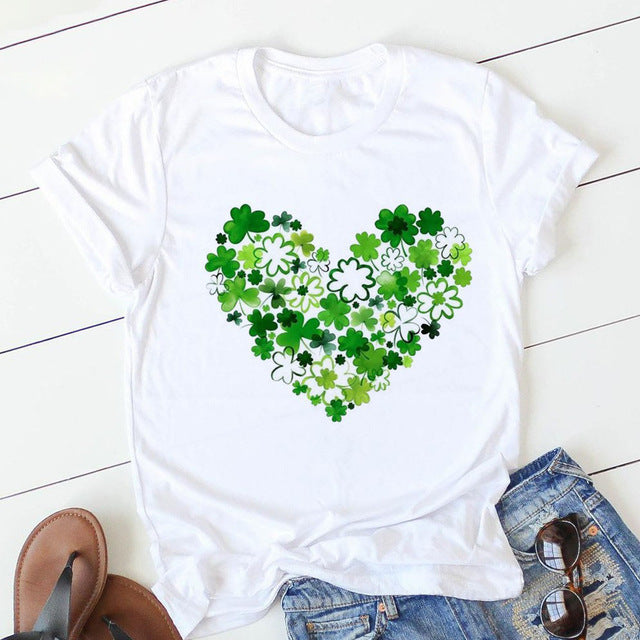 T-shirt à manches courtes imprimé floral tendance