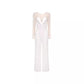 Foam Mesh Top Jumpsuit Casual Suit