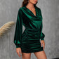 Elegant Slimming Velvet Dress For Women