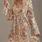 V-neck Long Sleeve Women's Dress