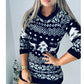 Nouvelles robes pull en tricot d'automne et d'hiver
