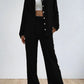 Drawstring Trousers Fashion Casual Two-piece Suit