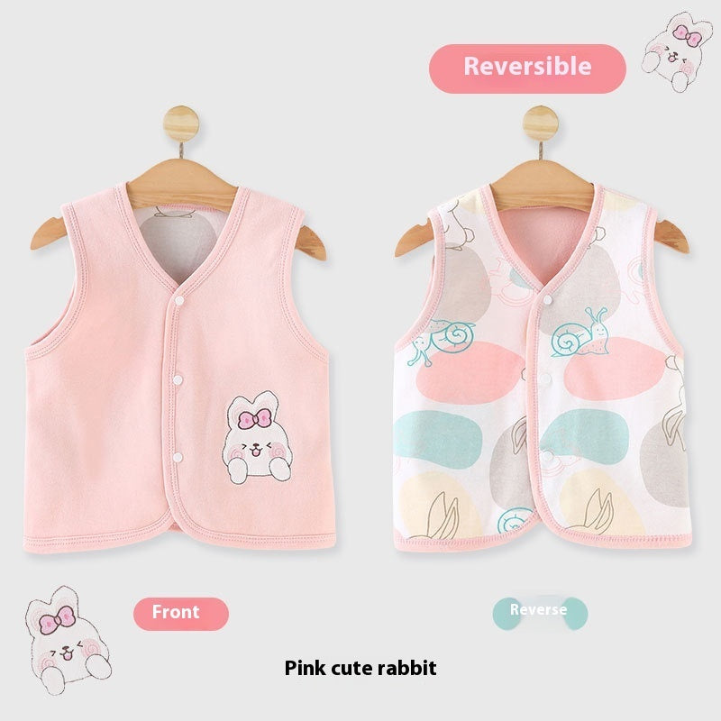 Gilet bébé printemps, automne et été, vêtements pour nouveau-nés en pur coton