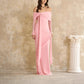 Rare Designer-style Long Slip Dress With A Bow-tie Neckline