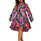 Fashionable Loose-fit Printed Dress