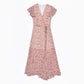 Women's V-neck Slimming Midi Dress