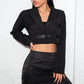 Blazer feminine V-neck