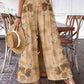Elegant High Waist Wide Leg Women's Trousers