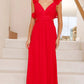 Chiffon Floral Backless Cross-Strap Dress