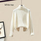 Women's Casual Fashion Fake Two-piece Top Slim Fit Skirt Two-piece Set