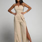 Suspender Waist-tight Straight Mop Minimalist Jumpsuit