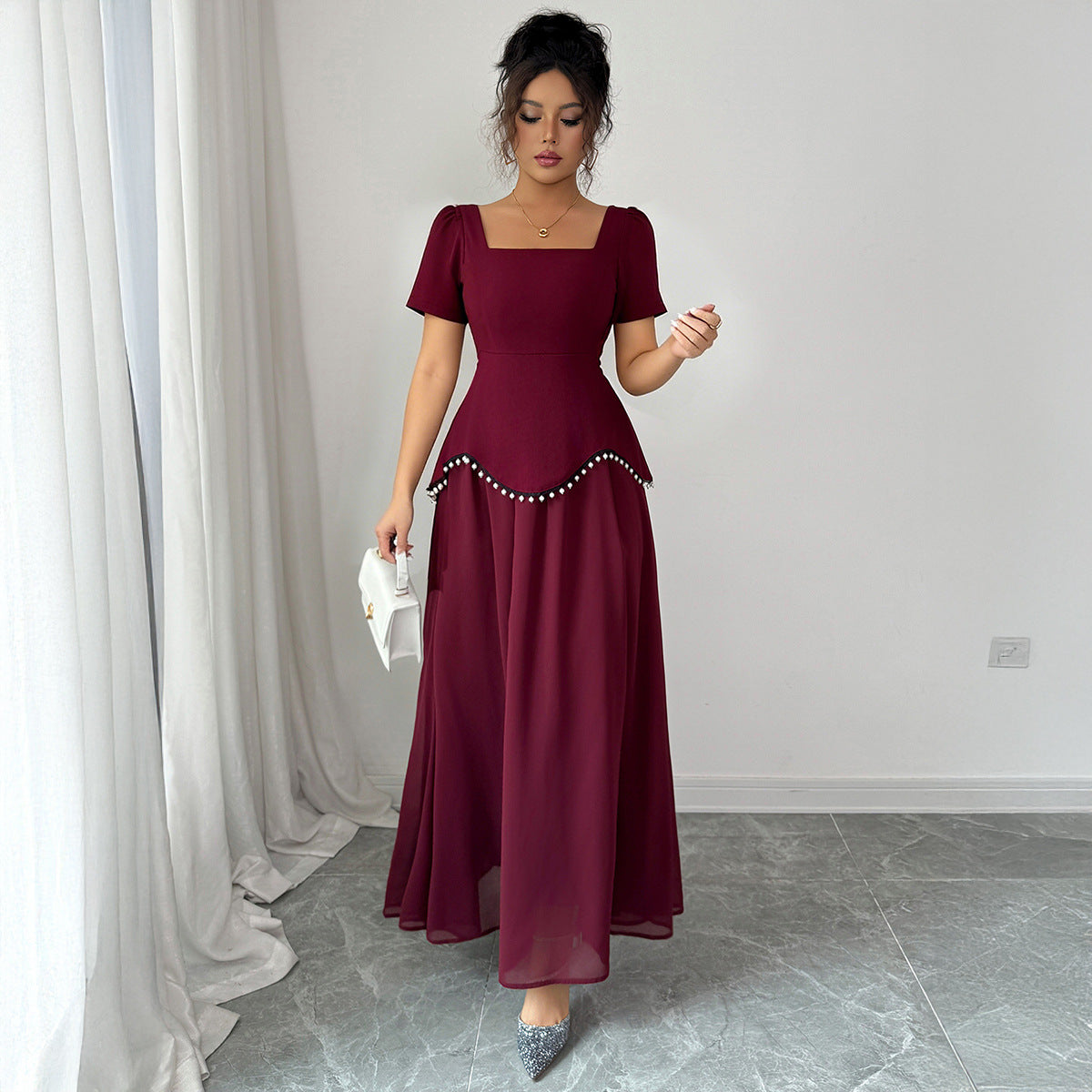 Fashionable Minimalist And Slim Fit Womens Dress