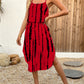 European And American-style Floral Camisole Skirt Two-piece Set
