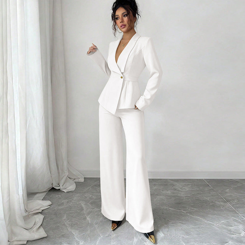 Women's Casual Pants Suit Two-Piece Set