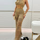 Cross Border Gold Coast Brown Suit