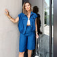 European And American Fashion Casual Set Women's Shorts Two-piece Set