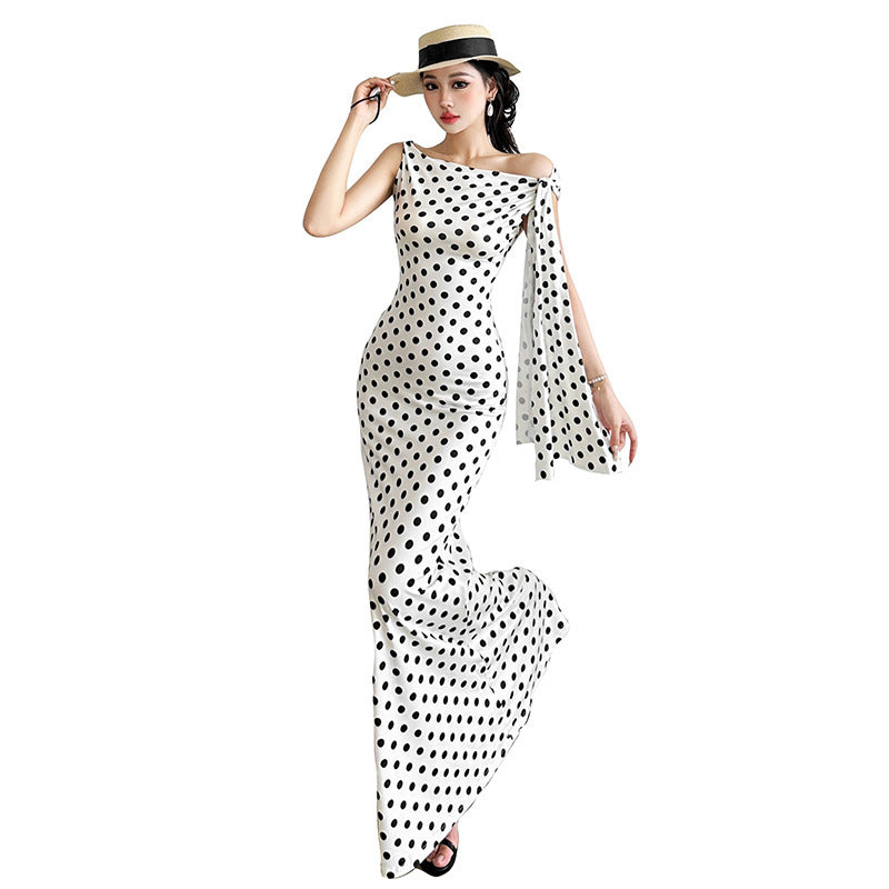 Women's Clothing French Elegant Slim-fit Sheath Dress