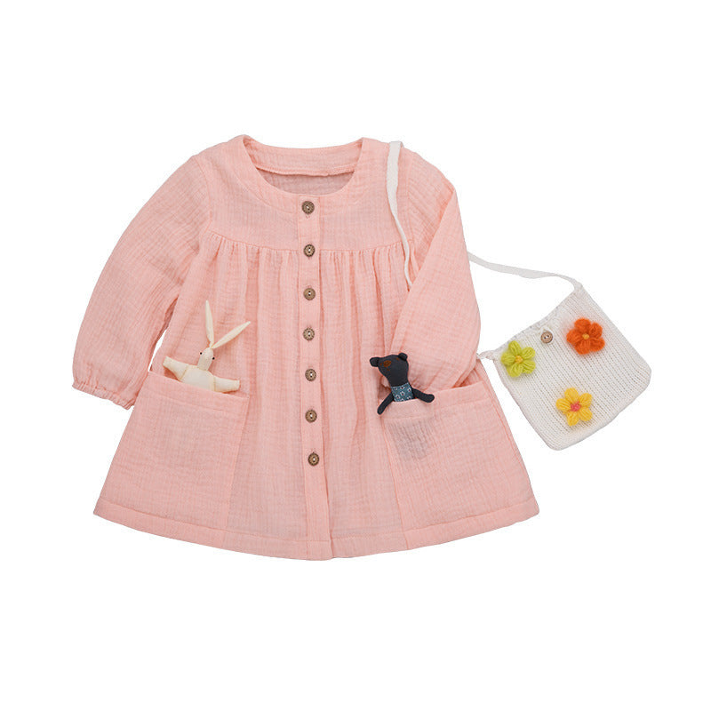 Cotton-crepe crepe cardigan