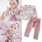 Girls autumn sweater suit