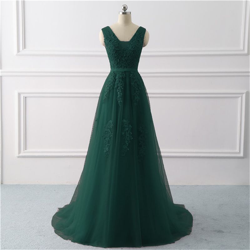 Robe de demoiselle d'honneur de mariage à petite queue en dentelle, robe de soirée pour femme