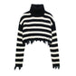 Women's Vintage Stripe Short Sweater