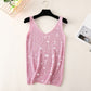 Summer Camisole Women's New Ice Silk Sleeveless Thin Knitted Bottoming Shirt