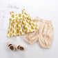 Children's suit polka dot top Korean style pants