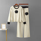 European And American Fashion Suit Women's Spring And Autumn Loose And Irregular Knitting