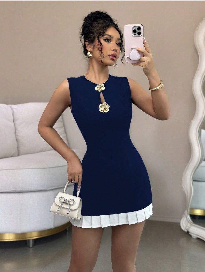 Fashionable Minimalist Slim Fit Womens Dress
