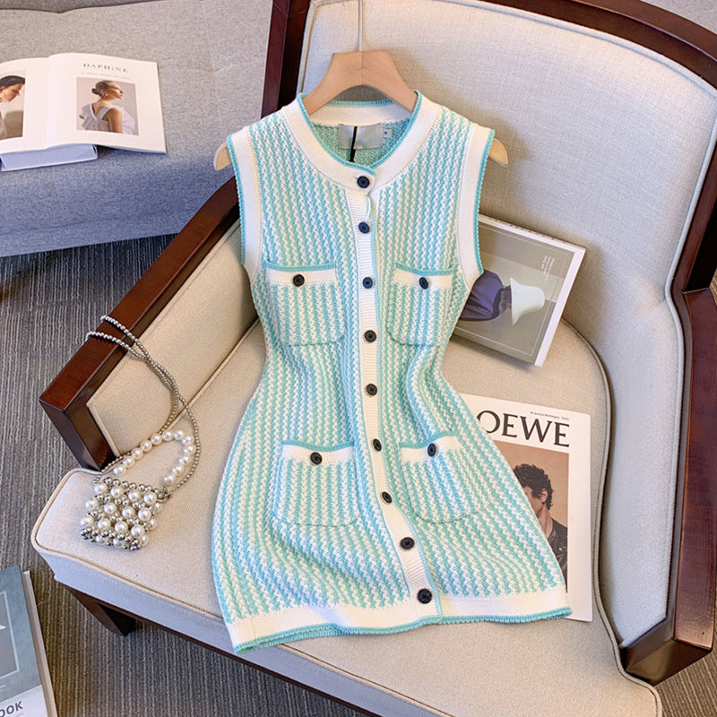 Knitted Dress Women's Summer New Style